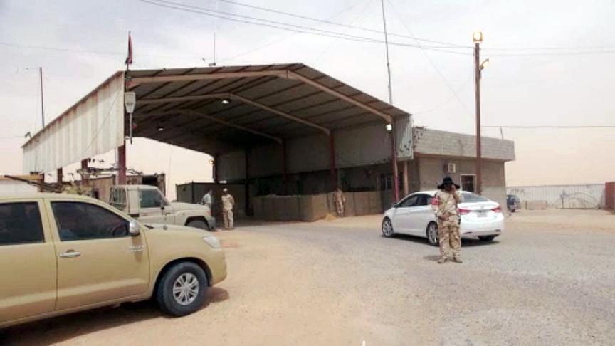 Checkpoint östlich von Misrata