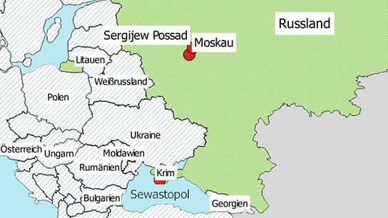 Russland - Karte