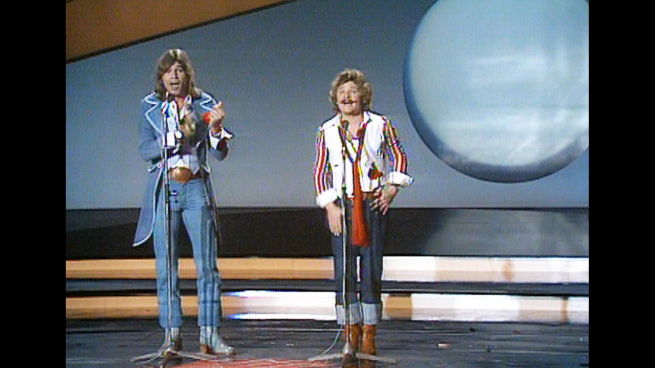 Waterloo & Robinson beim Eurovision Song Contest.