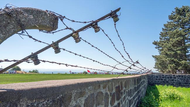 Internationale Befreiungsfeier KZ-Gedenkstätte Mauthausen 2024: Gedenkfeier in der KZ-Gedenkstätte Mauthausen