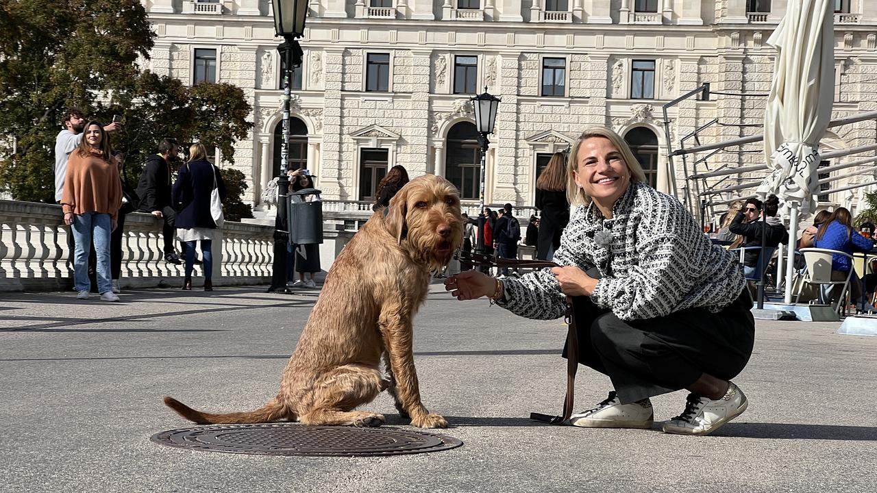 Kristina Sprenger mit Milo