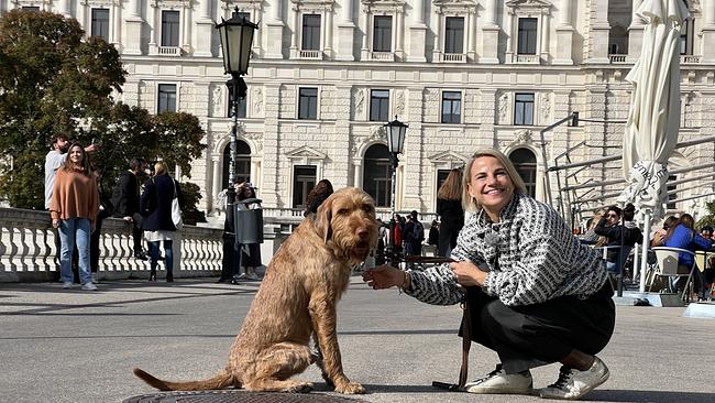 Kristina Sprenger mit Milo