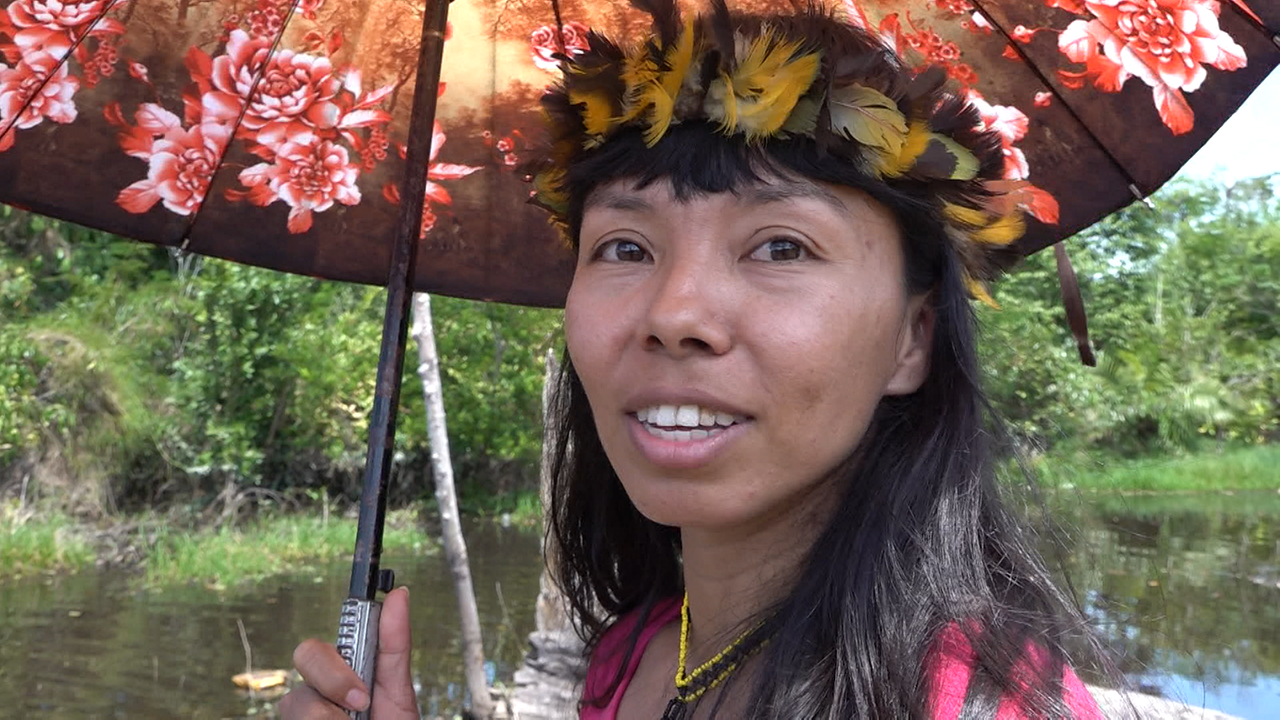 Vanda Ortega vom Stamm der Witoto 