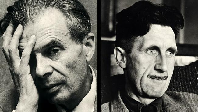 Aldous Huxley, George Orwell 