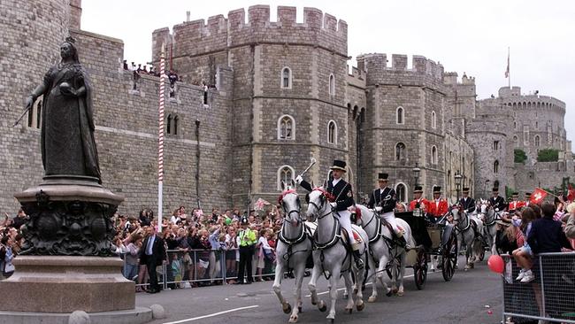 Royale Kutsche vor Windsor Castle