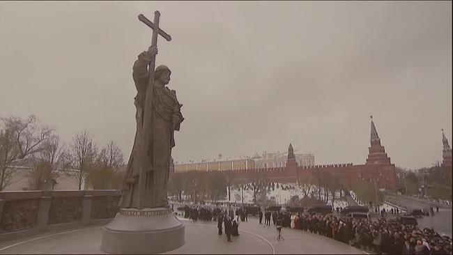 Denkmal für den russische Großfürsten Wladimir in Moskau