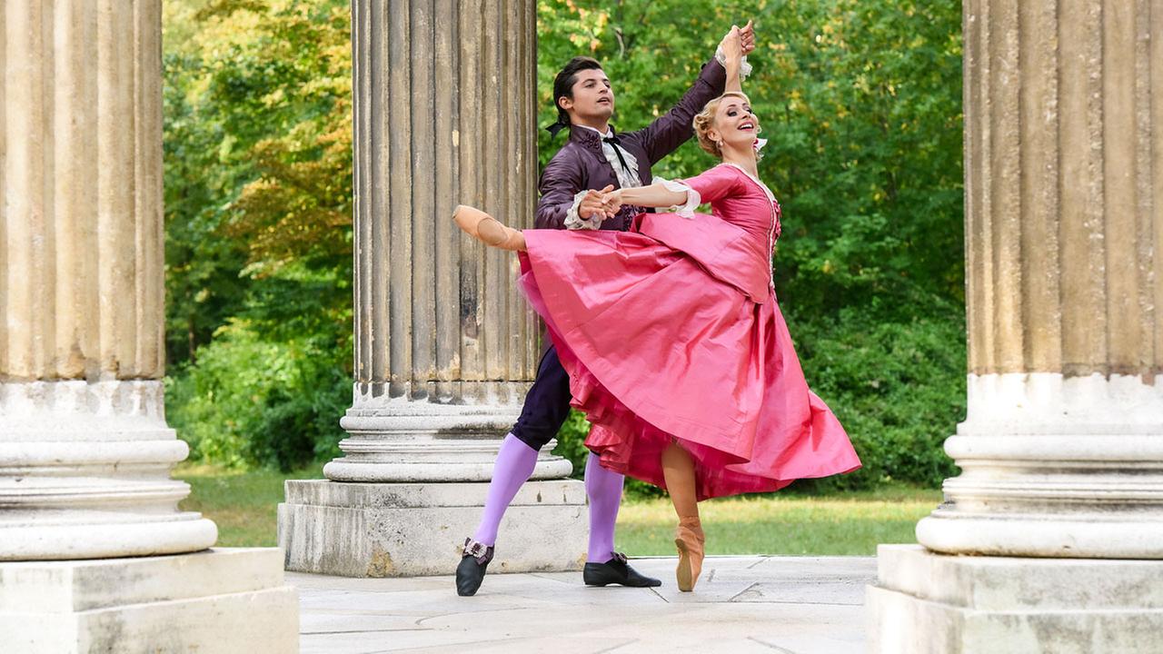 Aleksandra Liashenko und Marian Furnica in Laxenburg