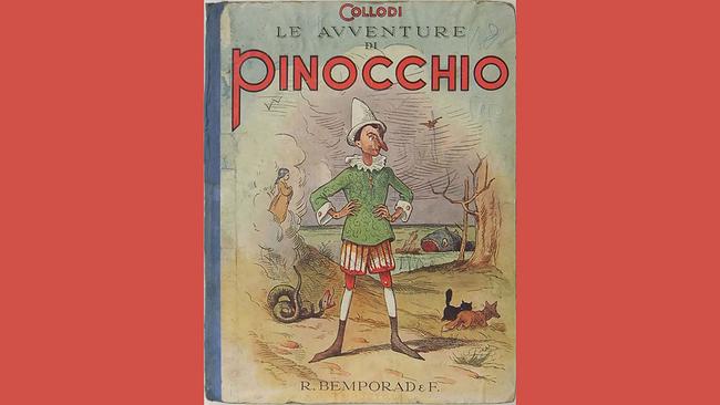 Pinocchio Buchcover von R. Bemporad & figlio
