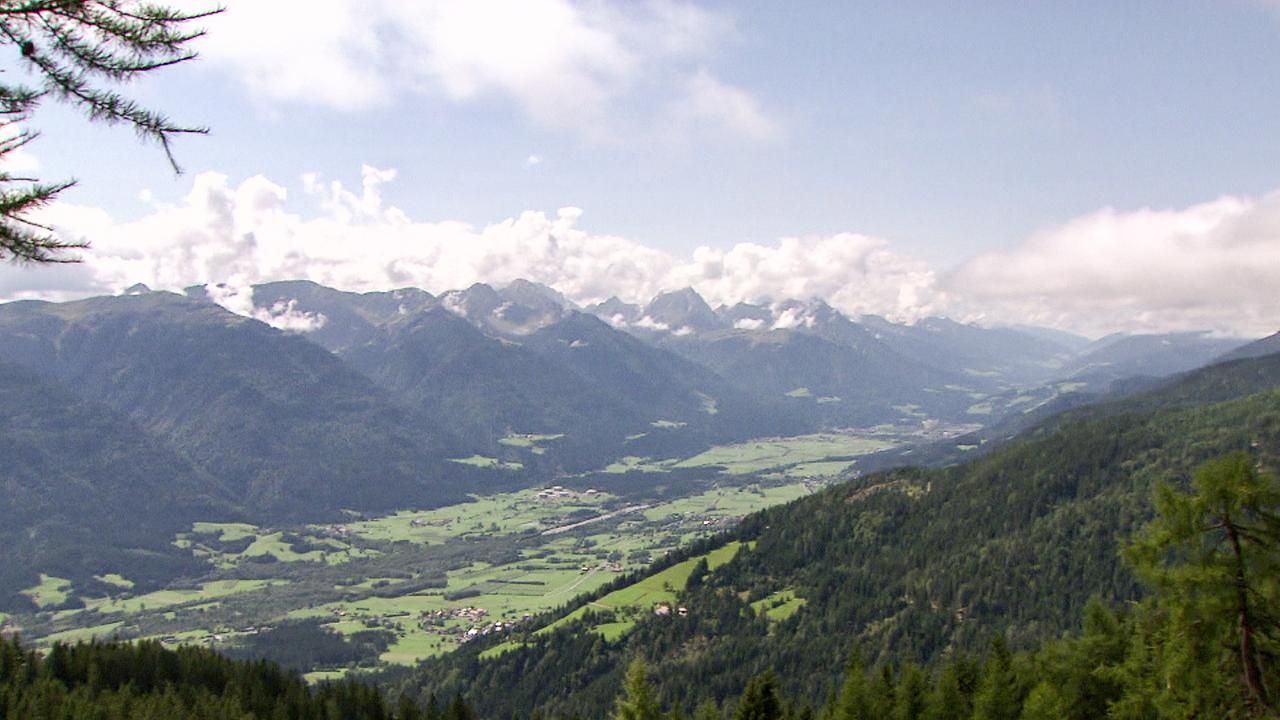 Blick über das Kärntner Gailtal
