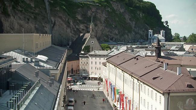 Blick auf Festspielbezirk Salzburg