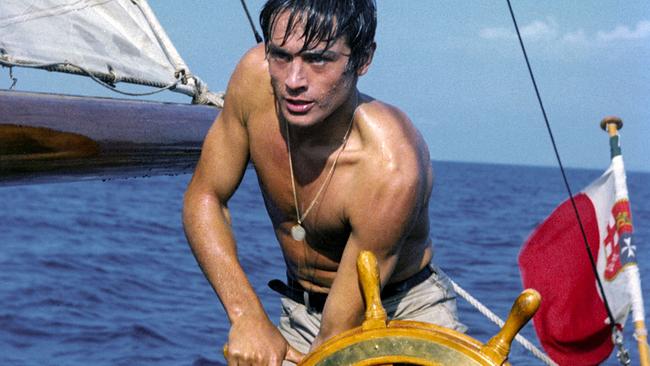 Alain Delon im Film "Plein soleil/Nur die Sonne war Zeuge", 1960 unter der Regie von René Clément.