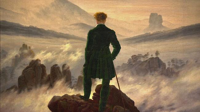„Der Wanderer über dem Nebelmeer“ von Caspar David Friedrich