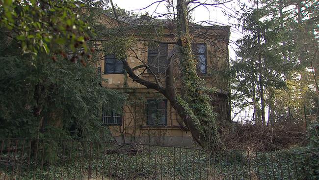 Verfallene Villa in Wien