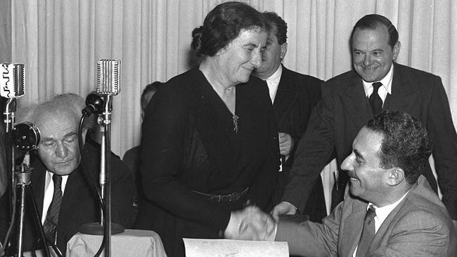 14. Mai 1948, Golda Meir