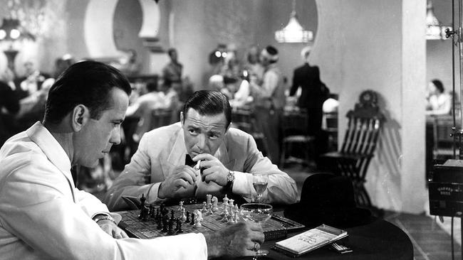 Peter Lorre mit Humphrey Bogart in "Casablanca"