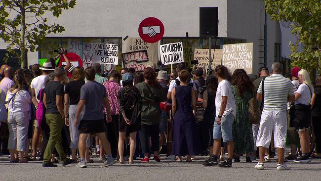 Bratislava Protest Kulturpolitik