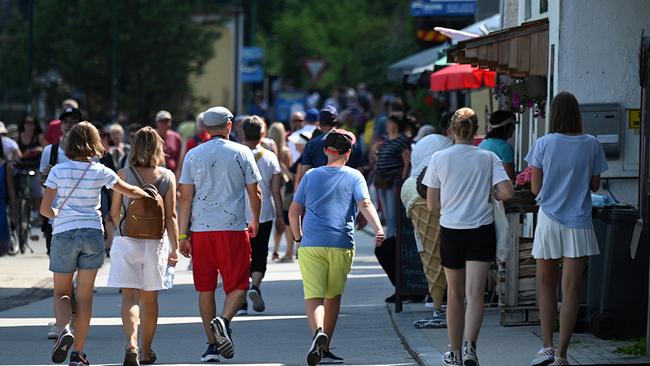 Hallstatt Touristen