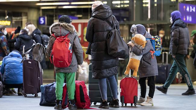 Flüchlinge aus der Ukraine, Hauptbahnhof Wien