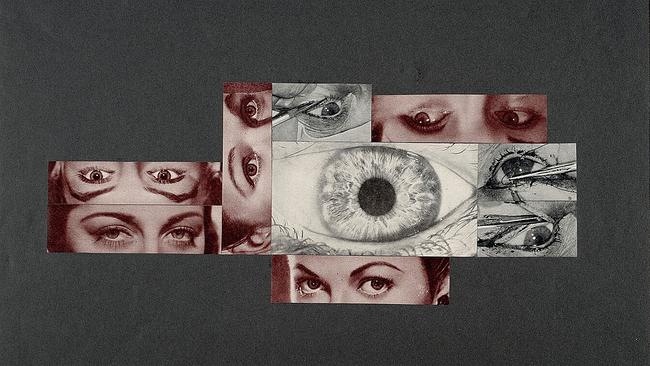 Fotocollage von Gerhard Rühm