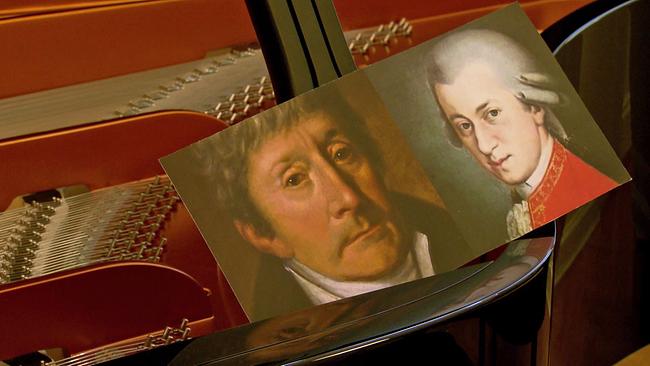 © ORF Bilder von Antonio Salieri und Wolfgang Amadeus Mozart