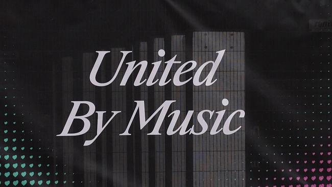 © ORF Schriftzug "United By Music"