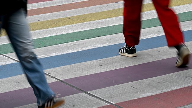 © APA/Roland Schlager Regenbogenzebrastreifen