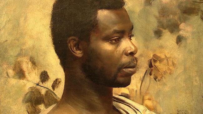 © ORF Ölgemälde eines ghanaischen Prinzen von Gustav Klimt