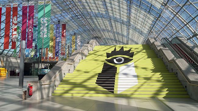 © ORF Treppen im Messebereich der Leipziger Buchmesse