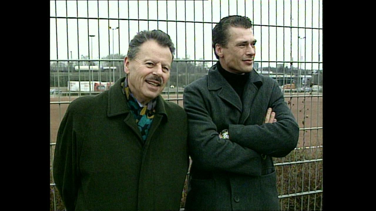 © ORF Das Bild zeigt Skender Fani mit Toni Polster
