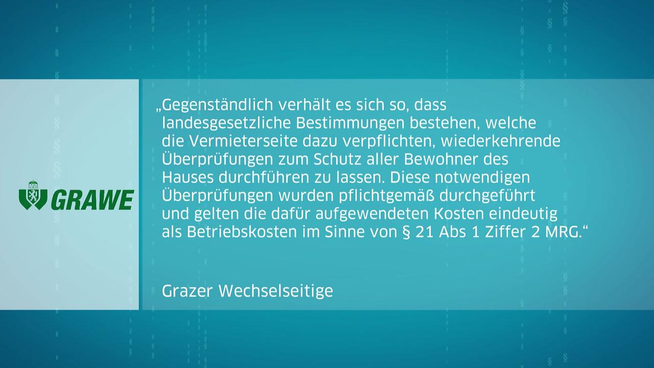© ORF Die Stellungnahme der Grazer Wechselseitigen ist eingeblendet