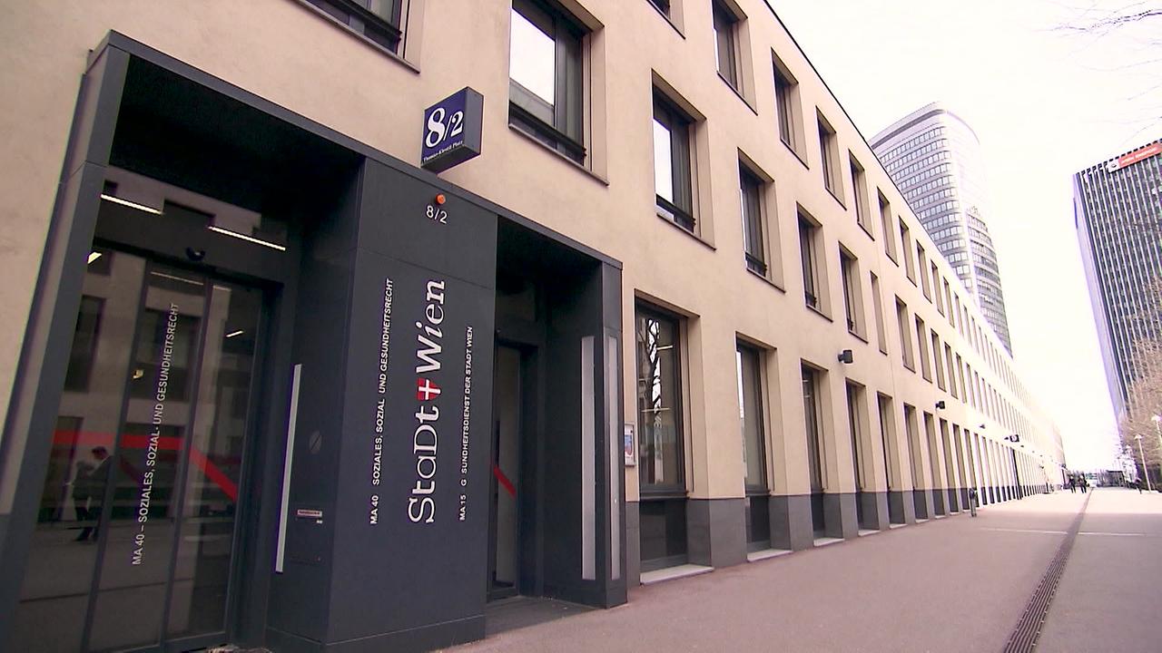 Zu sehen ist die Magistratsabteilung 40 der Stadt Wien gezeigt - zuständig für Soziales