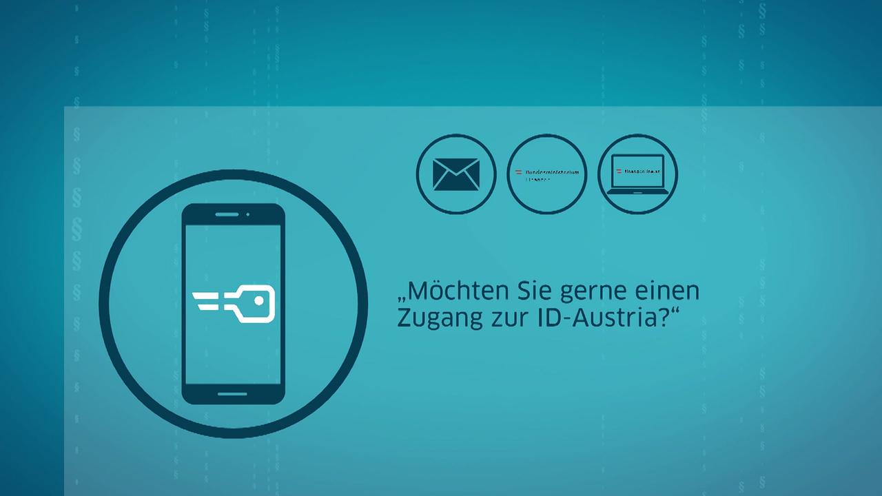 Eine Internetseite, mit der Abfrage ob ein Zugang zu ID-Austria gewünscht werde, ist zu sehen