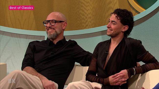 Nicolas, Schauspieler und Sänger, und René, Stylist und Künstler