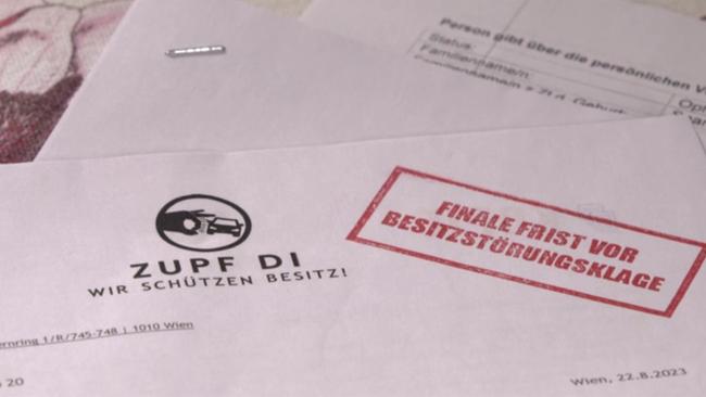 © ORF Geschäftsmodell Besitzstörung: Sind die Klagsdrohungen Abzocke oder gutes Recht?