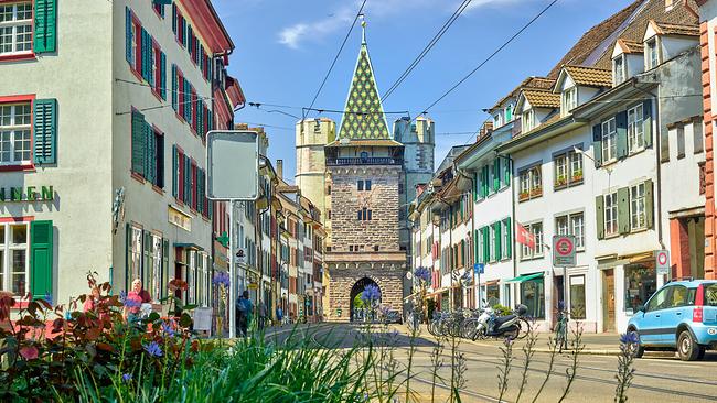 Spalentor: Stadtbild von Basel