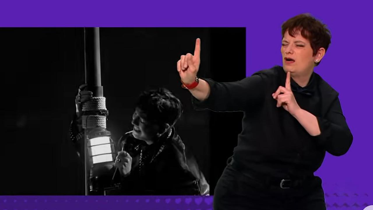 © ORF Sign Performance zum Lied "Wasted Love" von JJ beim Songcontest 2025