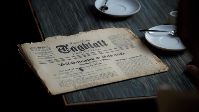 Das "Tagblatt" originale Zeitung von 1938.