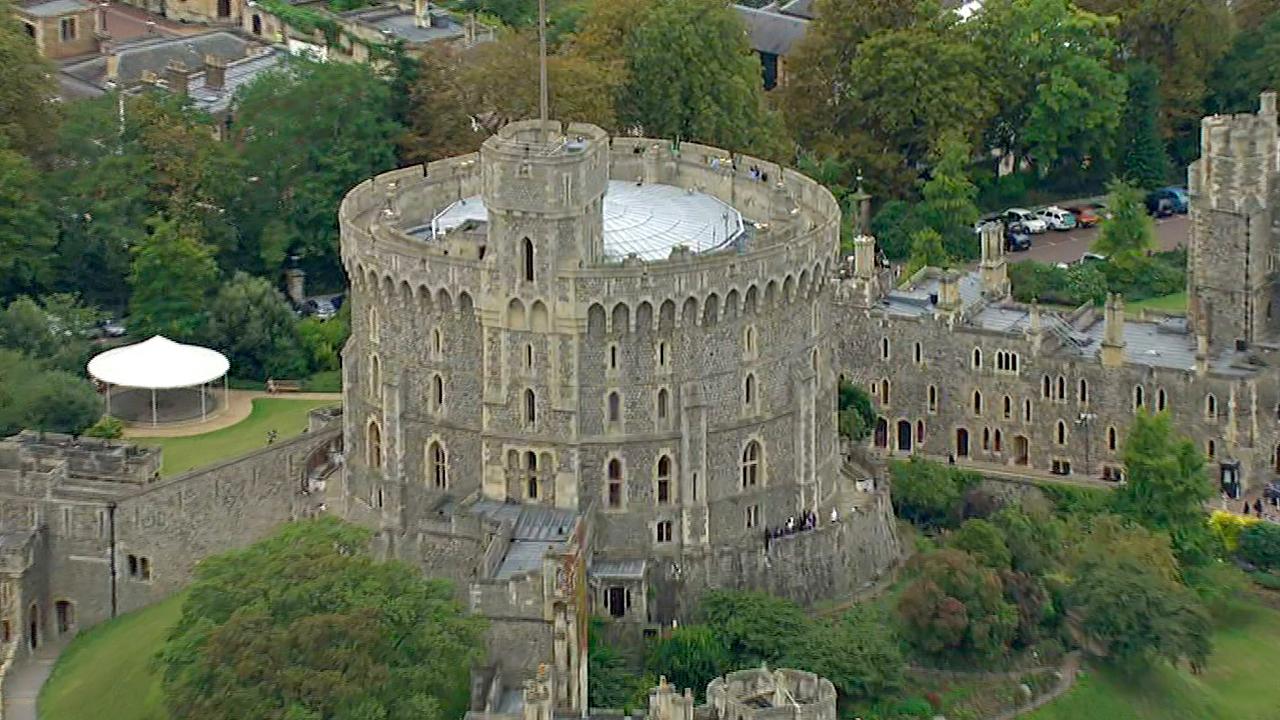 Luftaufnahme von Windsor Castle.