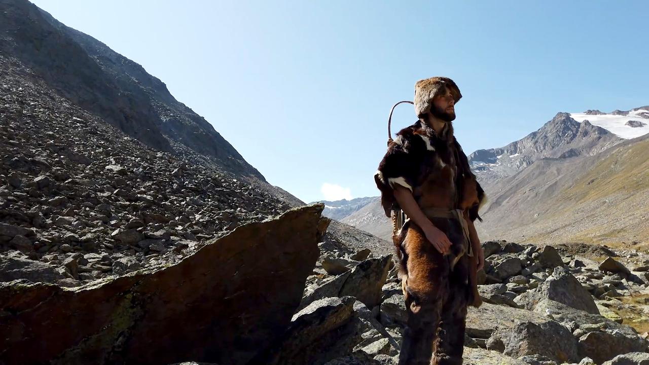 © ORF/Kurt Reindl Wanderexperiment Alpinist in Ötzigewand