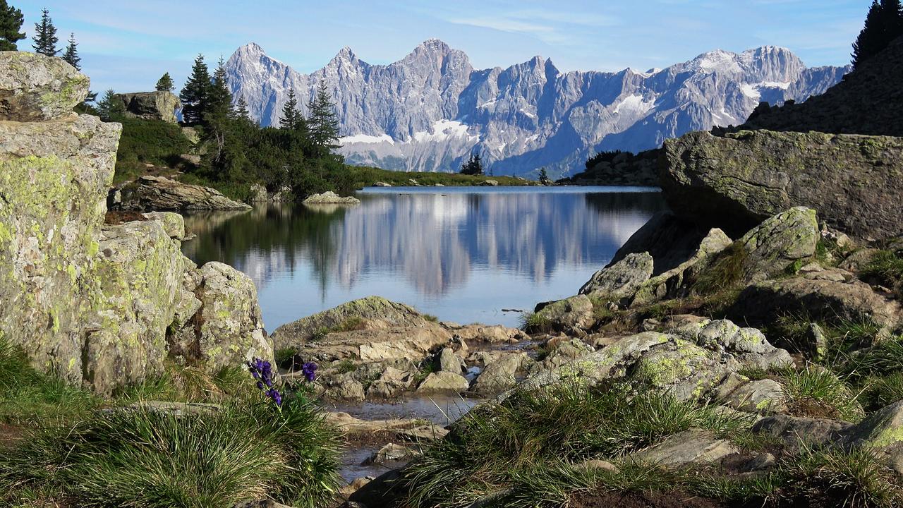 © Markus Raich Dachstein Sonnenaufgang am Spiegelsee