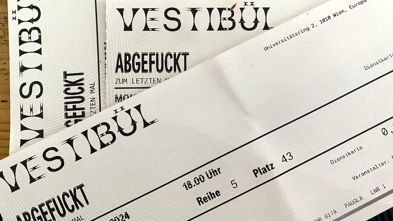 Bühne Oida! „Abgefuckt" im Vestibül des Burgtheaters