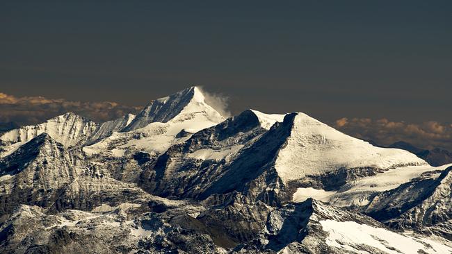 Blick vom Großvenediger Richtung Großglockner