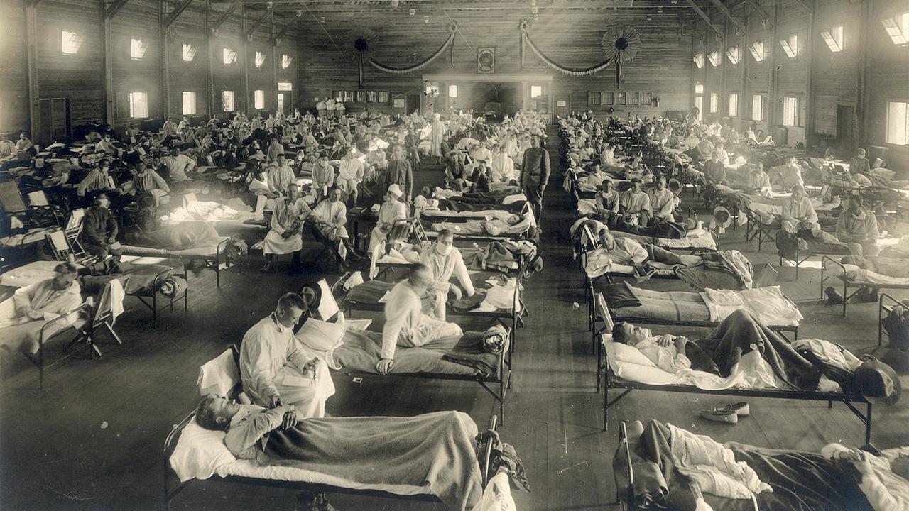 Spanische Grippe Notfalllazarett 