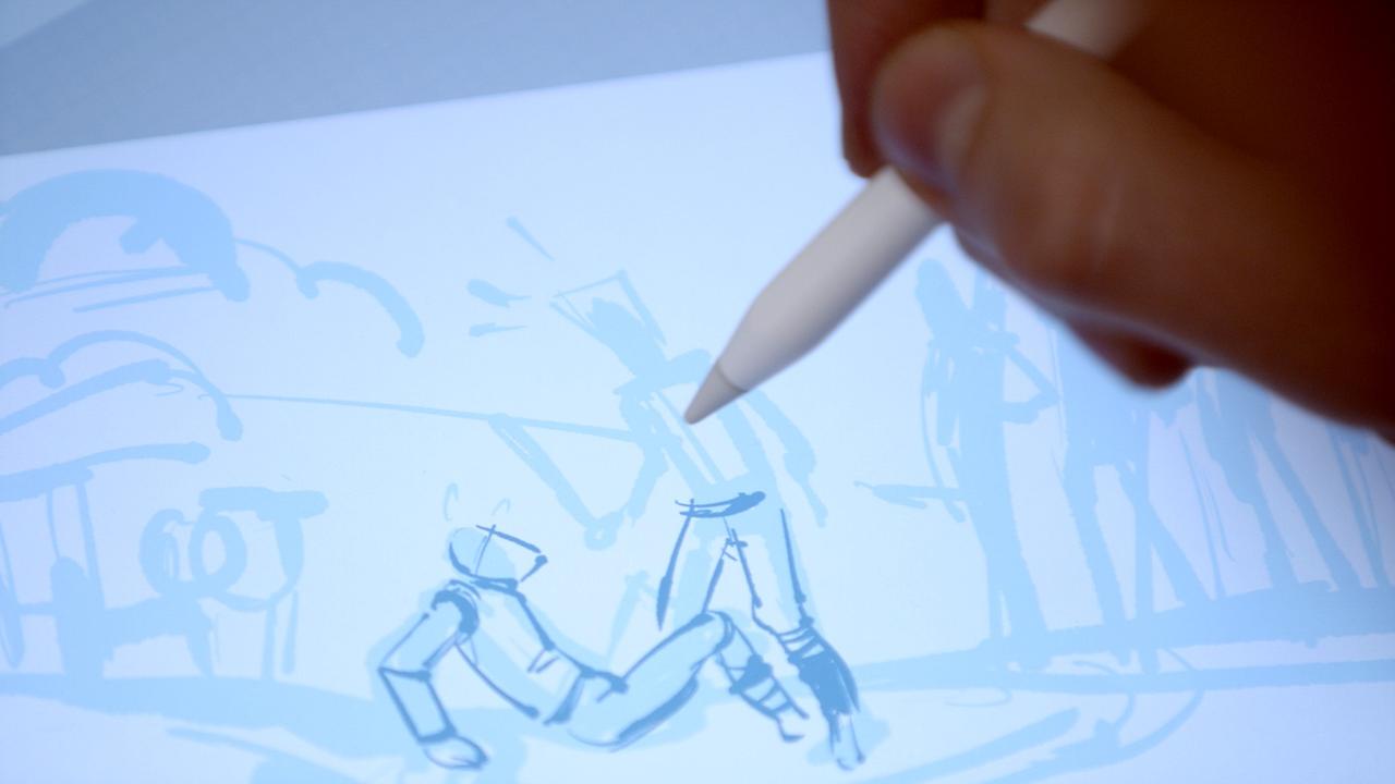 © ORF/RAUMFILM/Christian Haake Illustrator bei der Arbeit