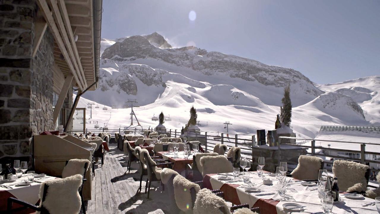 Nobel-Restaurant in den Alpen