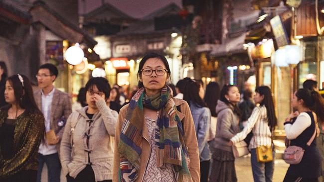 Weina Zaho in Beijing (Peking) bei Nacht