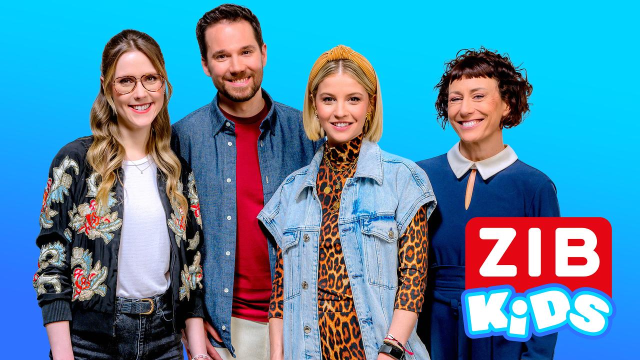 Das Moderatoren-Team Lena Großmann, Paul Fleischanderl, Fanny Stapf, Esther Csapo.