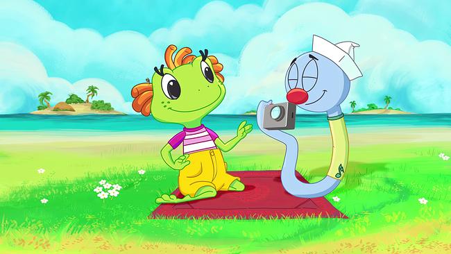 Bakabu und Mimi Lou sitzen in der Wiese