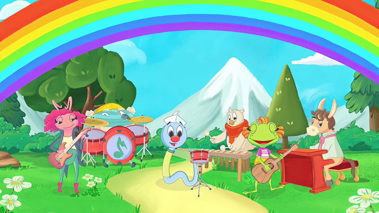 Bakabu und seine Freunde machen gemeinsam Musik