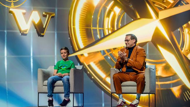 Samuel (9) und Manuel Hobiger beim Ländergrenzen-Duell.